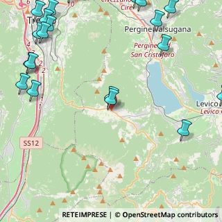 Mappa Via Erbosa, 38049 Altopiano della Vigolana TN, Italia (6.7705)