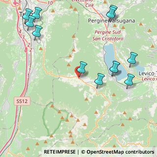 Mappa Via Erbosa, 38049 Altopiano della Vigolana TN, Italia (5.35667)