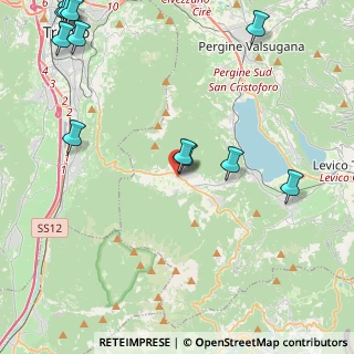 Mappa Via Erbosa, 38049 Altopiano della Vigolana TN, Italia (6.31385)