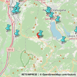 Mappa Via Erbosa, 38049 Vigolo Vattaro TN, Italia (6.07615)