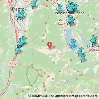 Mappa Via Erbosa, 38049 Vigolo Vattaro TN, Italia (6.336)