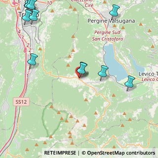 Mappa Via Erbosa, 38049 Vigolo Vattaro TN, Italia (6.32615)
