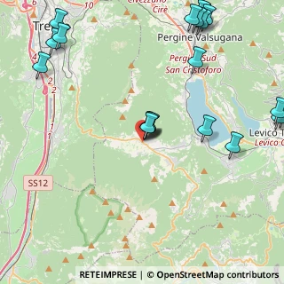 Mappa Via Erbosa, 38049 Vigolo Vattaro TN, Italia (5.668)