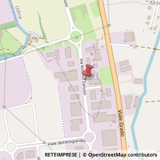 Mappa Via Antonio Zanussi, 310, 33100 Udine, Udine (Friuli-Venezia Giulia)