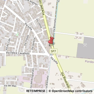 Mappa Via Brentella, 53/7, 33080 Roveredo in Piano, Pordenone (Friuli-Venezia Giulia)