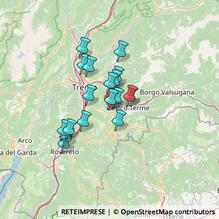 Mappa Via Ronchi, 38049 Bosentino TN, Italia (10.46778)