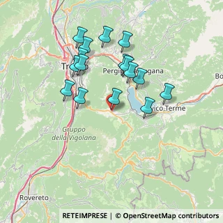 Mappa Via Vittoria, 38049 Vigolo Vattaro TN, Italia (6.78875)
