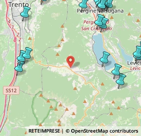 Mappa Via Vittoria, 38049 Vigolo Vattaro TN, Italia (6.285)