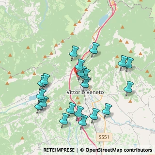 Mappa Via Guglielmo Marconi, 31029 Vittorio Veneto TV, Italia (4.0205)
