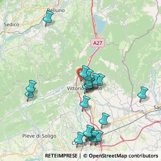 Mappa Via Guglielmo Marconi, 31029 Vittorio Veneto TV, Italia (8.476)