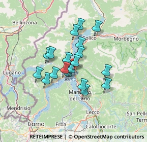 Mappa Viale Giovanni Polvani, 23829 Varenna LC, Italia (9.759)