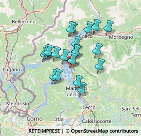 Mappa Viale Giovanni Polvani, 23829 Varenna LC, Italia (10.488)