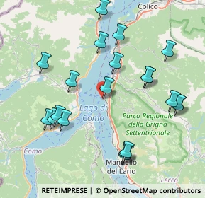 Mappa Ctr. Del Prato, 23829 Varenna LC, Italia (8.431)