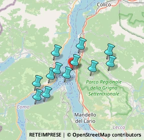 Mappa Ctr. Del Prato, 23829 Varenna LC, Italia (5.81583)