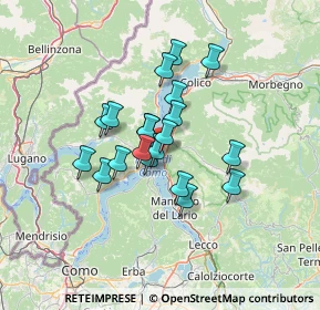 Mappa Ctr. Del Prato, 23829 Varenna LC, Italia (9.6955)