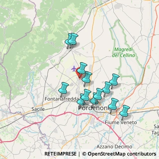 Mappa Via G. Garibaldi, 33080 Roveredo in Piano PN, Italia (6.37154)