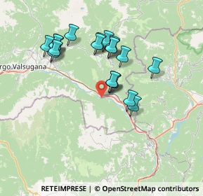 Mappa Ciclabile della Valsugana, 38055 Grigno TN, Italia (6.643)