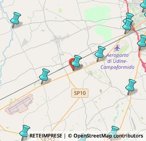 Mappa Via Corecian, 33031 Basiliano UD, Italia (7.6065)