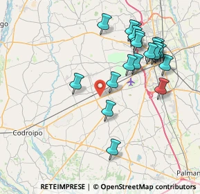 Mappa Via Corecian, 33031 Basiliano UD, Italia (8.069)