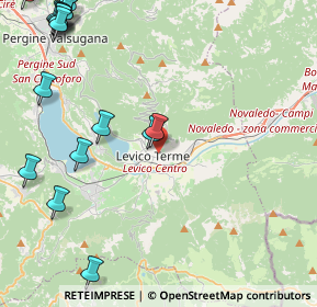 Mappa 38056 Levico Terme TN, Italia (6.19176)