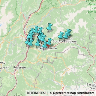 Mappa 38056 Levico Terme TN, Italia (10.648)