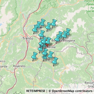 Mappa 38056 Levico Terme TN, Italia (9.768)