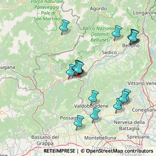 Mappa SR348, 32032 Feltre BL, Italia (15.21947)