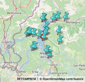Mappa Via 4 Novembre, 23829 Varenna LC, Italia (10.477)