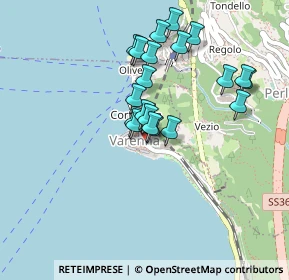 Mappa Via 4 Novembre, 23829 Varenna LC, Italia (0.3725)