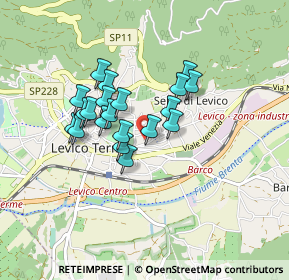 Mappa Via Gian Battista De Gaspari, 38056 Levico Terme TN, Italia (0.6405)