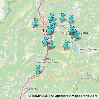 Mappa Via della Torre Franca, 38100 Mattarello TN, Italia (7.12)