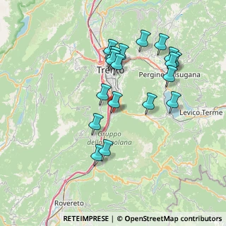 Mappa Via della Torre Franca, 38100 Mattarello TN, Italia (7.23526)