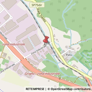 Mappa Zona Industriale, 3, 38055 Grigno, Trento (Trentino-Alto Adige)