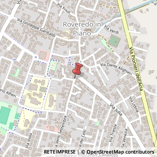 Mappa Via XX Settembre, 78, 33080 Roveredo in Piano, Pordenone (Friuli-Venezia Giulia)
