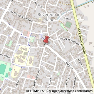 Mappa Via XX Settembre, 50, 33080 Roveredo in Piano, Pordenone (Friuli-Venezia Giulia)