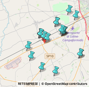 Mappa Via s.s, 33031 Basiliano UD, Italia (3.568)