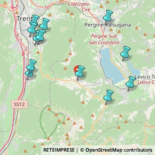 Mappa Via Case Nuove, 38049 Vigolo Vattaro TN, Italia (5.37917)