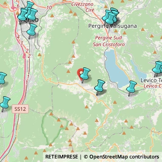 Mappa Via Case Nuove, 38049 Vigolo Vattaro TN, Italia (6.582)