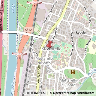 Mappa Via Giulio Catoni, 28, 38123 Trento, Trento (Trentino-Alto Adige)