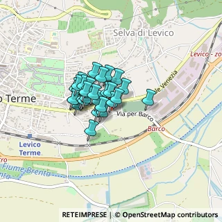 Mappa Via dei Morari, 38056 Levico Terme TN, Italia (0.25)