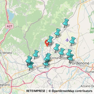 Mappa Via Sacile, 33070 Polcenigo PN, Italia (7.15867)