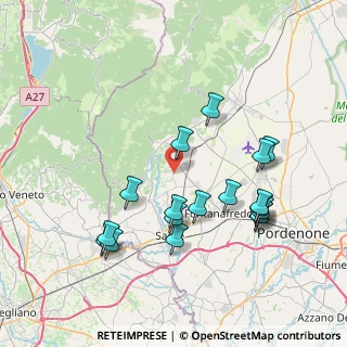 Mappa Via Sacile, 33070 Polcenigo PN, Italia (7.86667)