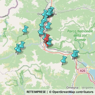 Mappa Via Sotto le Mura, 28805 Vogogna VB, Italia (7.885)