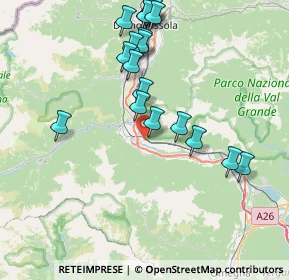 Mappa Via Calami, 28805 Vogogna VB, Italia (8.2585)