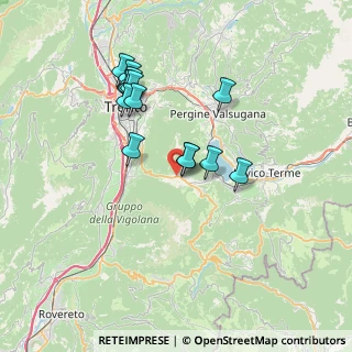 Mappa Via Trento, 38049 Vigolo Vattaro TN, Italia (6.45571)