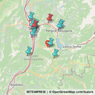 Mappa Via Trento, 38049 Vigolo Vattaro TN, Italia (7.29615)