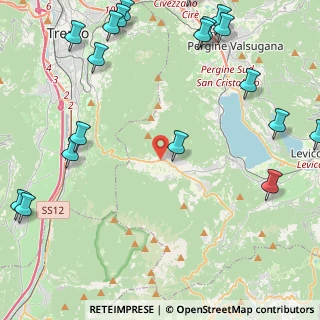 Mappa Via Trento, 38049 Vigolo Vattaro TN, Italia (6.5055)