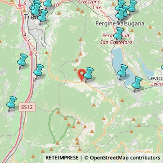 Mappa Via Trento, 38049 Vigolo Vattaro TN, Italia (7.108)
