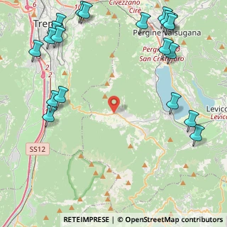 Mappa Via Trento, 38049 Vigolo Vattaro TN, Italia (6.2565)