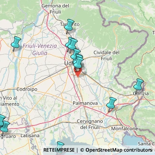 Mappa Via Giacomo Ceconi di Montececon, 33100 Udine UD, Italia (21.25857)